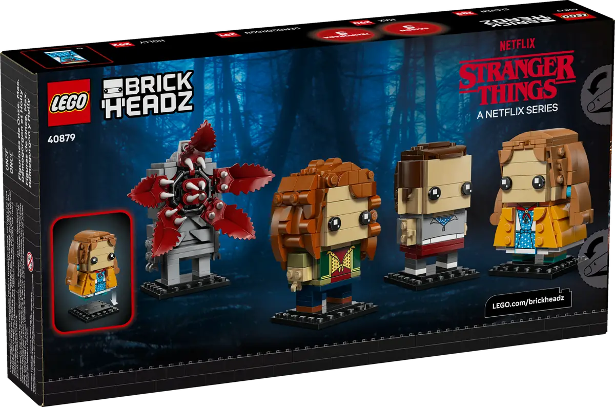 Figurines Stranger Things Eleven, Max, Demogorgon et Holly (40879)